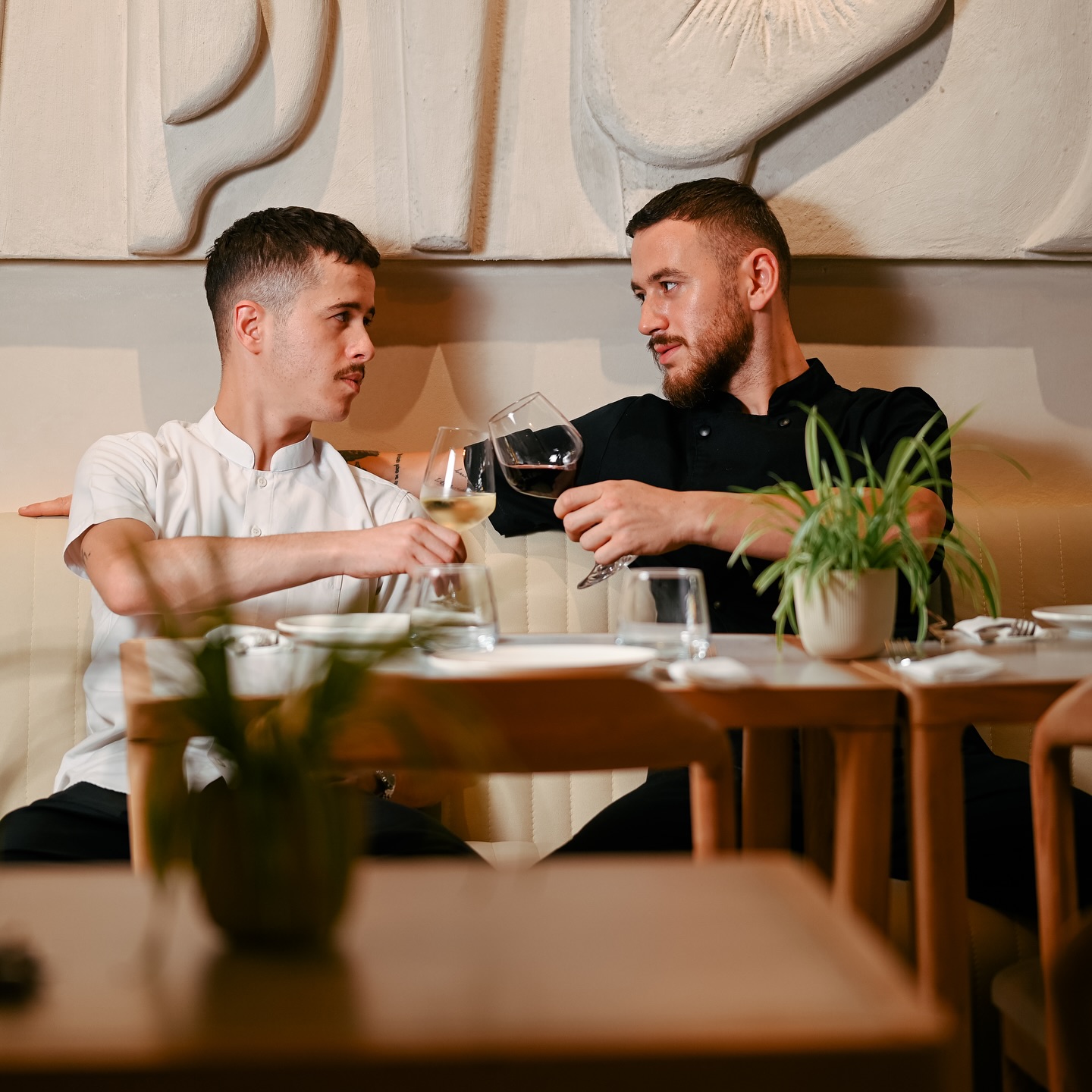 Chefs Errikos and Sifis Zebi at Oliveta